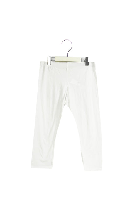 White Catimini Cropped Leggings 12Y at Retykle