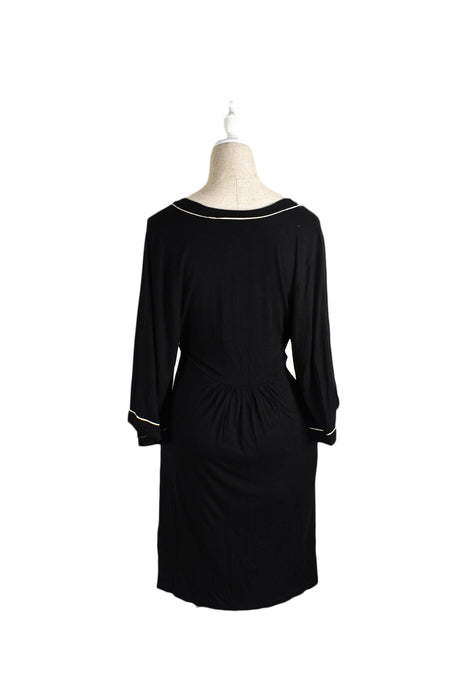 Black Mayarya Maternity Short Sleeve Dress S (US 4-6) at Retykle