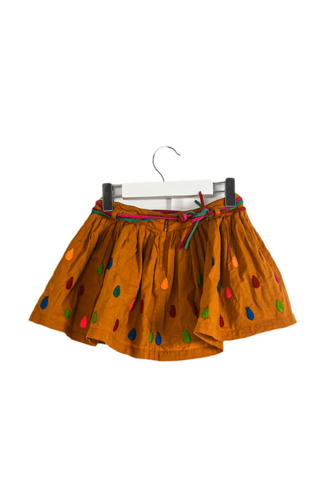 Brown Oilily Short Skirt 2T at Retykle