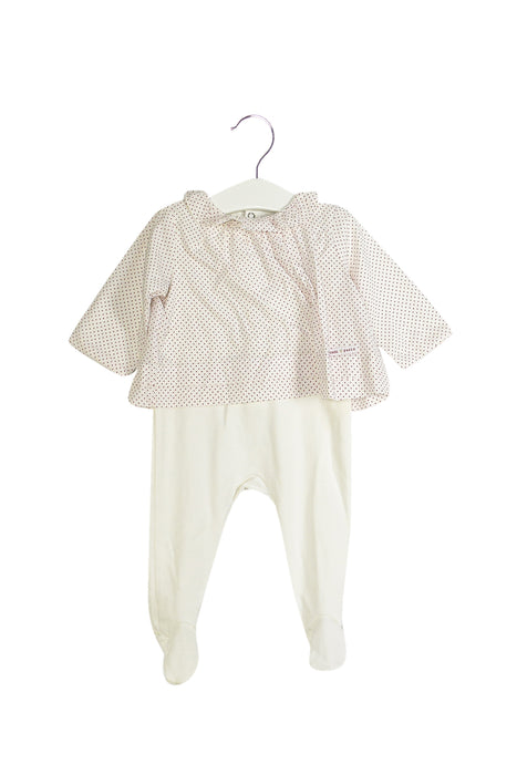 White Jacadi Jumpsuit 6M at Retykle