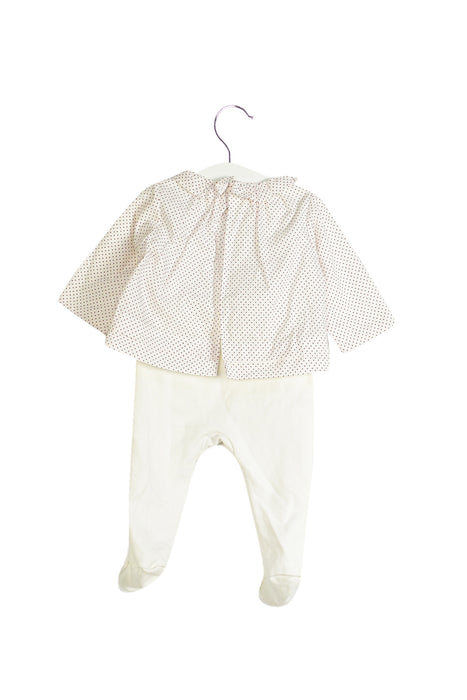 White Jacadi Jumpsuit 6M at Retykle