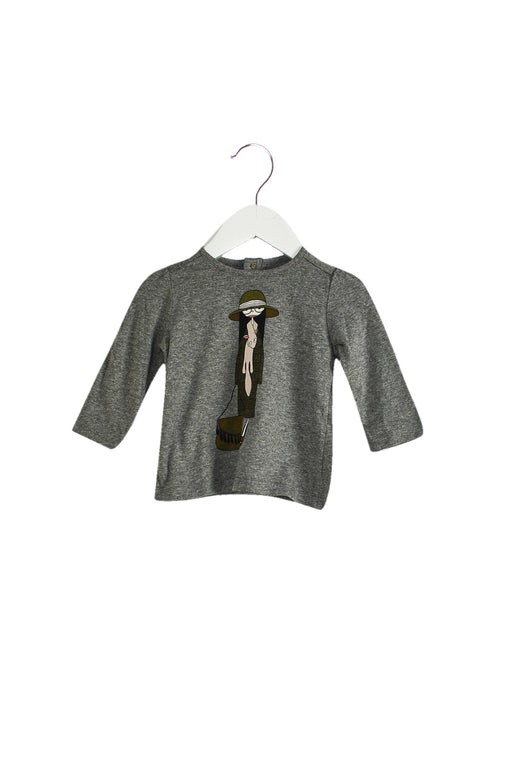 Grey Little Marc Jacobs Long Sleeve Top 9M at Retykle