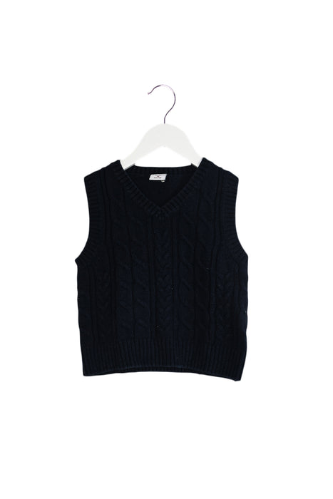 Navy Polarn O. Pyret Sweater Vest 2T - 3T at Retykle