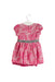 Pink Motion Picture Short Sleeve Dress 12-18M at Retykle