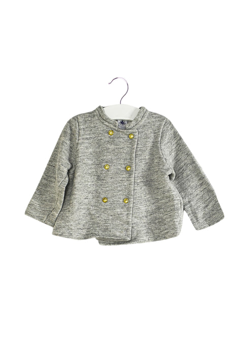 Grey Petit Bateau Lightweight Jacket 18M at Retykle