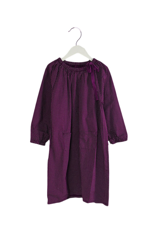 Purple Little Mercerie Long Sleeve Dress 10Y at Retykle