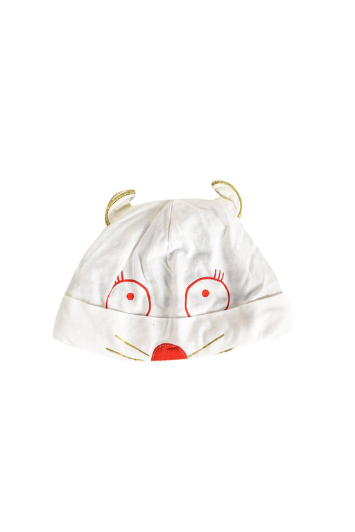 White Little Marc Jacobs Beanie 3M at Retykle