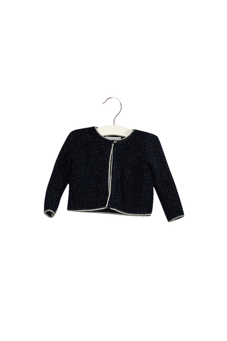 Navy The Little White Company Cardigan 0-3M at Retykle