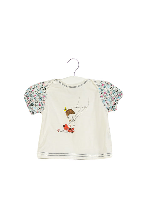 White and the little dog laughed Short Sleeve Top 3-6M at Retykle