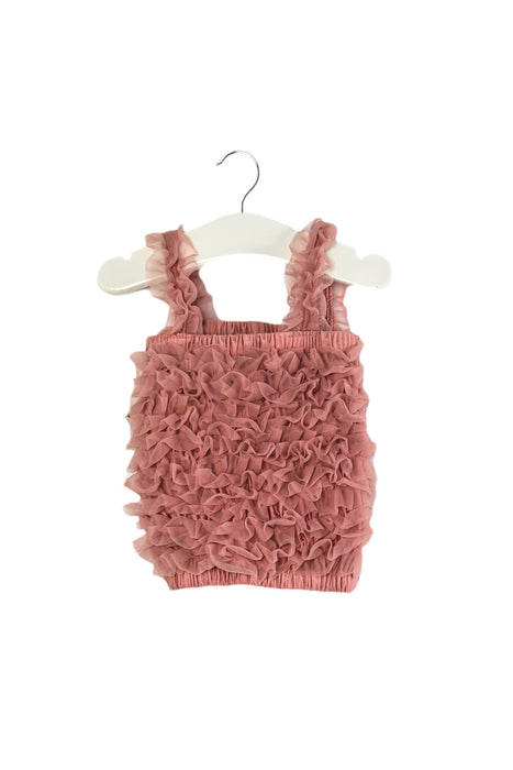 Pink Angel's Face Sleeveless Top 0M - 12M at Retykle