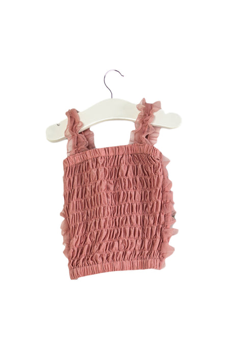 Pink Angel's Face Sleeveless Top 0M - 12M at Retykle
