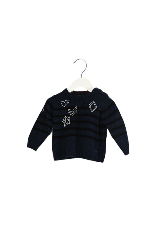 Black IKKS Knit Sweater 6-12M at Retykle
