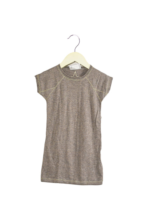 Brown Excuse My French Short Sleeve Dress 2T at Retykle