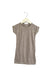Brown Excuse My French Short Sleeve Dress 2T at Retykle