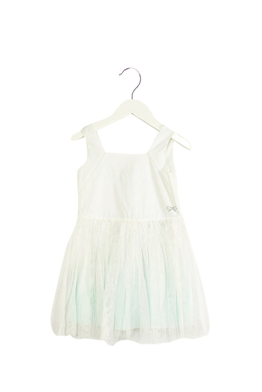 White Repetto Sleeveless Dress 2T at Retykle