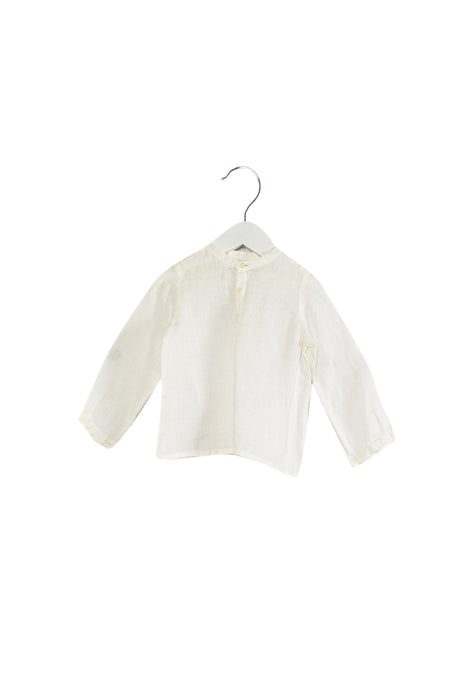 White Bonpoint Long Sleeve Top 18M at Retykle