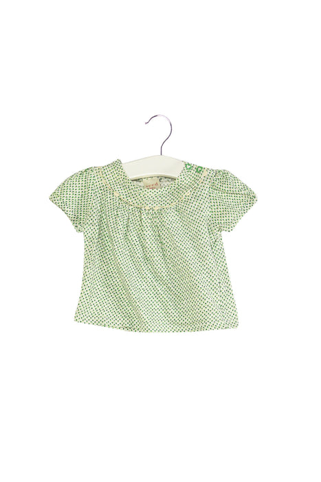 Green Seed Short Sleeve Top 3-6M at Retykle