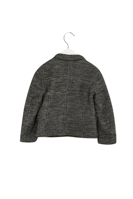 A Grey Lightweight Jackets from Dolce & Gabbana in size 4T for girl. (Back View)