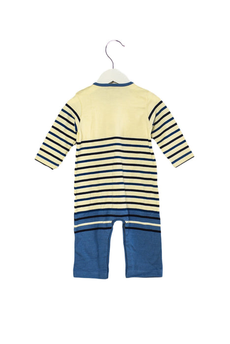 A Ivory Jumpsuits from Petit Bateau in size 6-12M for boy. (Back View)