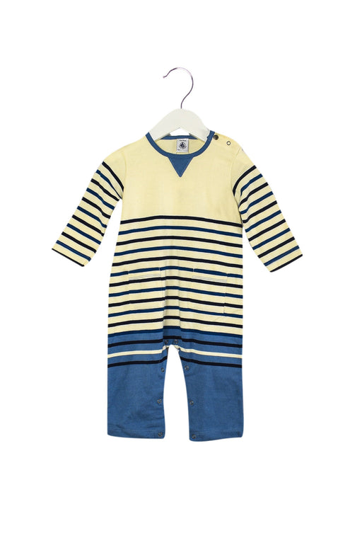 A Ivory Jumpsuits from Petit Bateau in size 6-12M for boy. (Front View)