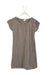 Grey Excuse My French Short Sleeve Dress 10Y at Retykle