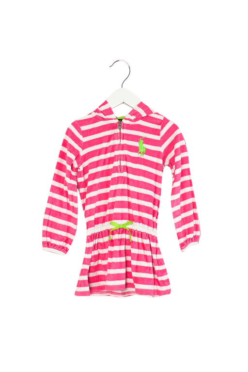 Pink Polo Ralph Lauren Long Sleeve Dress 3T at Retykle