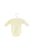 A Beige Long Sleeve Bodysuits from Oeuf in size 0-3M for boy. (Back View)