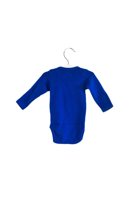 A Blue Long Sleeve Bodysuits from Bobo Choses in size 3-6M for boy. (Back View)