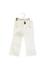 White Le Petit Pois Casual Pants 3T - 4T at Retykle