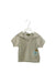 Grey Le Petit Pois Short Sleeve Top 12M - 24M at Retykle