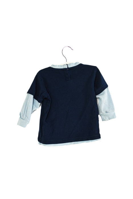 Navy Levi's Long Sleeve Top 6-9M at Retykle