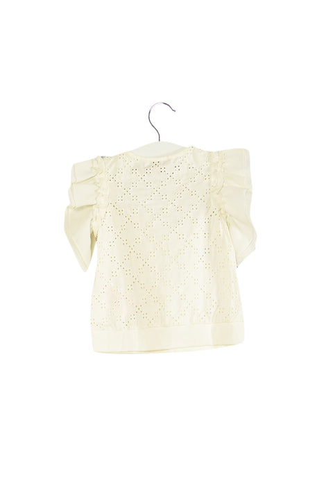 Ivory Nicholas & Bears Short Sleeve Top 2T at Retykle