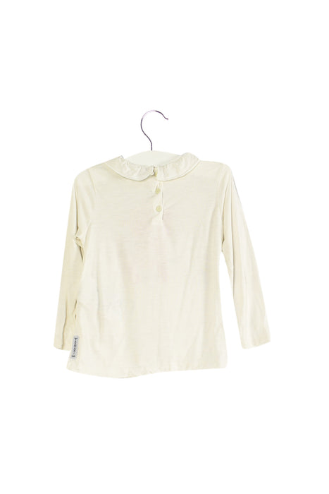 White Armani Long Sleeve Top 12M at Retykle