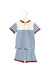 Blue Pili Carrera Top and Shorts Set 3T at Retykle