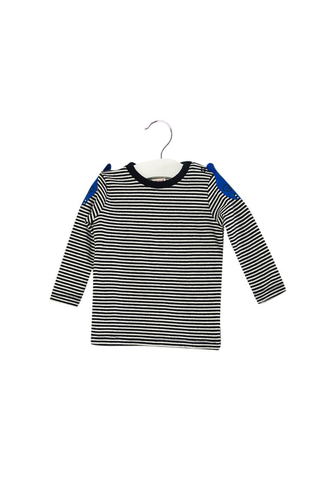 Navy Seed Long Sleeve Top 3-6M at Retykle