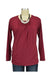 Red Mothers en Vogue Maternity Long Sleeve Top S at Retykle