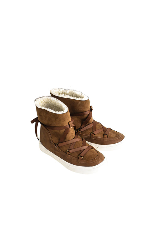 Brown Lands' End Boots 12Y (EU38) at Retykle