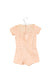 A Pink Rompers from Chloe in size 6-12M for girl. (Back View)