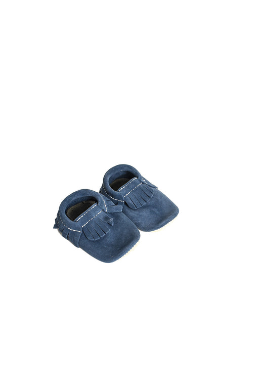 Blue Minimoc Booties 12-18M (US4) at Retykle