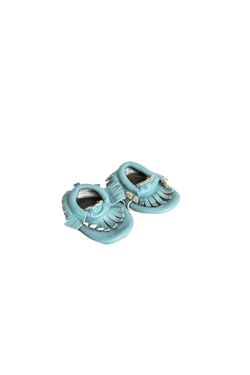 Blue Little Caleb Booties 6-12M at Retykle