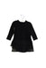 A Black Long Sleeve Bodysuits from The Tiny Universe in size 6-12M for girl. (Front View)