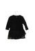 A Black Long Sleeve Bodysuits from The Tiny Universe in size 6-12M for girl. (Back View)