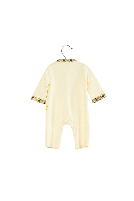 Ivory Mides Jumpsuit and Hat Set 3-6M at Retykle