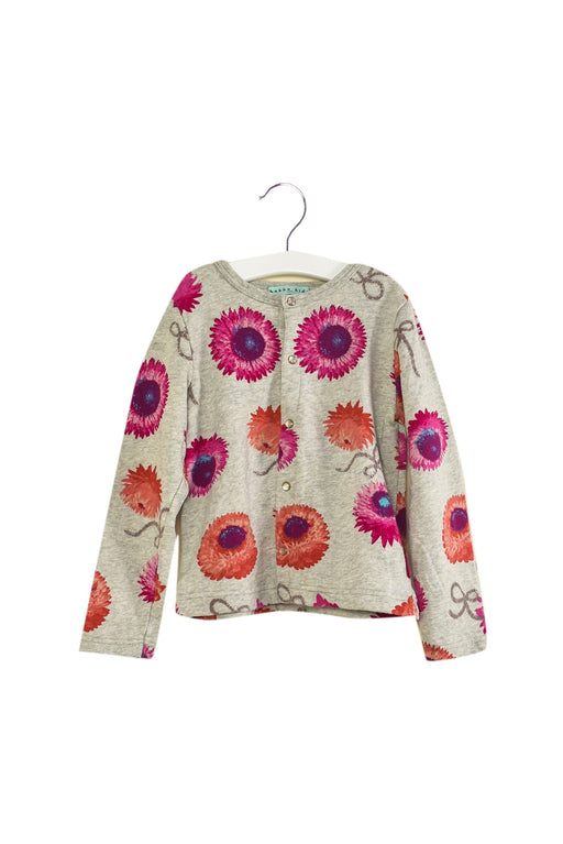A Grey Lightweight Jackets from Hakka in size 5T for girl. (Front View)