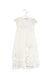 White Blumarine Short Sleeve Dress 6M at Retykle