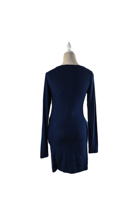 Navy Isabella Oliver Maternity Long Sleeve Top S at Retykle