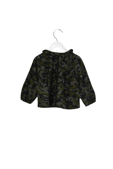 Green Burberry Long Sleeve Top 2T at Retykle