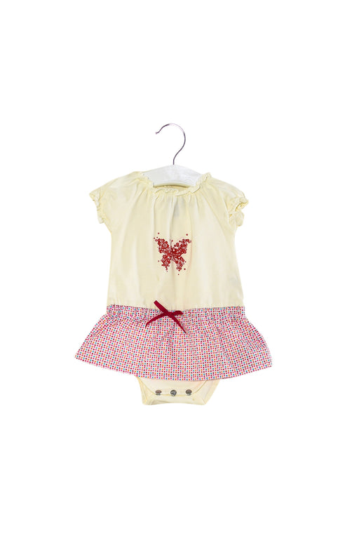 White and the little dog laughed Bodysuit Dress 6-12M at Retykle