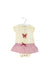White and the little dog laughed Bodysuit Dress 6-12M at Retykle