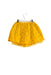 A Yellow Short Skirts from Seed in size 10Y for girl. (Back View)